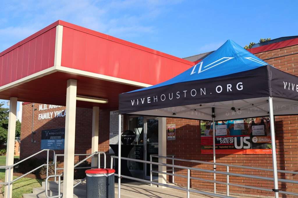 Logo and Branding for VIVE Houston - Pop up Tent